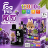 Fog Trap 12000口 一次性電子煙 聯名款 雙檔調壓 LCD顯示 Type-C充電【20種口味】