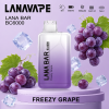 LANA 納拉 LANA BC 6000口一次性電子煙｜8mL 1.2Ω網狀芯 Type-C充電【12種口味】
