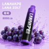 LANA 納拉 ZOLT 一次性電子煙 8000口 15mL 1.2Ω網狀芯 型別-C可充電【22種口味】