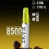 XIAOKE 梟客 口紅款 一次性電子煙｜8500口 8.5ml 氣流可調 Type-C充電【20種口味】