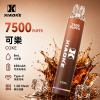 XiaoKe 梟客 一次性電子煙 7500口 8mL 1.2Ω網狀芯 發光設計 型別-C可充電【25種口味】