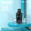 LANA 15000口 旗艦款 拋棄式電子煙 15ml大容量 智能雙顯螢幕 Type-C快充【15種口味】