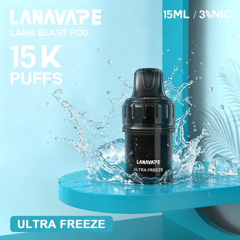 LANA 15000口 旗艦款 拋棄式電子煙 15ml大容量 智能雙顯螢幕 Type-C快充【15種口味】