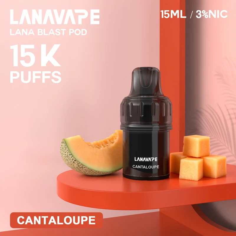 LANA 15000口 旗艦款 拋棄式電子煙 15ml大容量 智能雙顯螢幕 Type-C快充【15種口味】