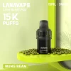 LANA 15000口 旗艦款 拋棄式電子煙 15ml大容量 智能雙顯螢幕 Type-C快充【15種口味】