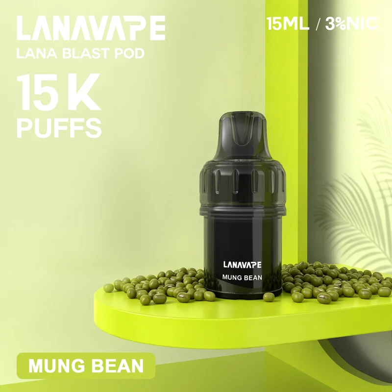 LANA 15000口 旗艦款 拋棄式電子煙 15ml大容量 智能雙顯螢幕 Type-C快充【15種口味】