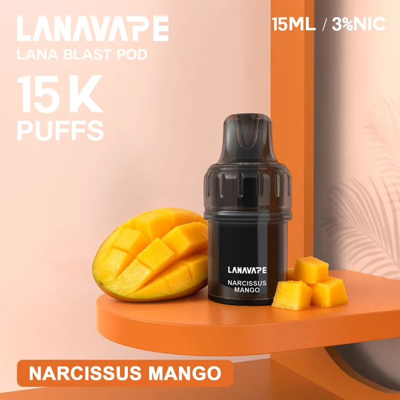 LANA 15000口 旗艦款 拋棄式電子煙 15ml大容量 智能雙顯螢幕 Type-C快充【15種口味】