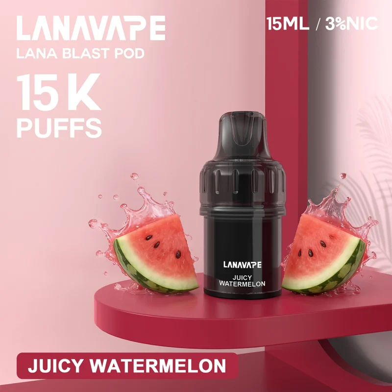 LANA 15000口 旗艦款 拋棄式電子煙 15ml大容量 智能雙顯螢幕 Type-C快充【15種口味】