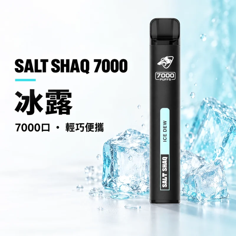 鯊克 SALT SHAQ 小黑條 拋棄式電子煙｜7000口 500mAh 1.0Ω霧化芯｜19種口味