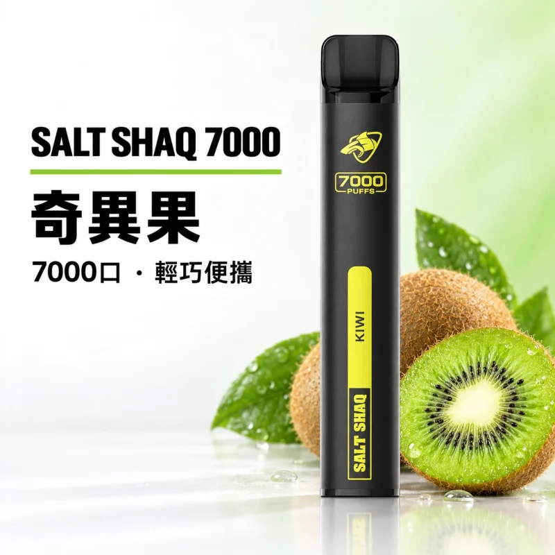 鯊克 SALT SHAQ 小黑條 拋棄式電子煙｜7000口 500mAh 1.0Ω霧化芯｜19種口味