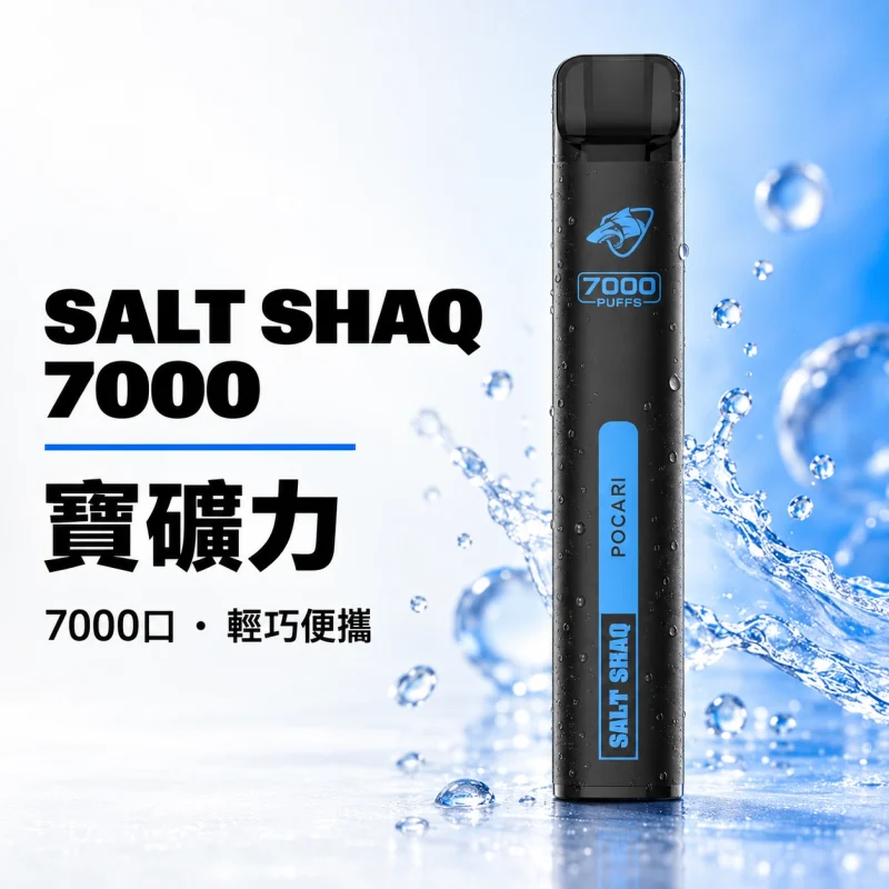 鯊克 SALT SHAQ 小黑條 拋棄式電子煙｜7000口 500mAh 1.0Ω霧化芯｜19種口味