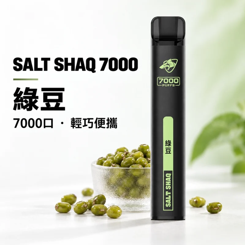 鯊克 SALT SHAQ 小黑條 拋棄式電子煙｜7000口 500mAh 1.0Ω霧化芯｜19種口味