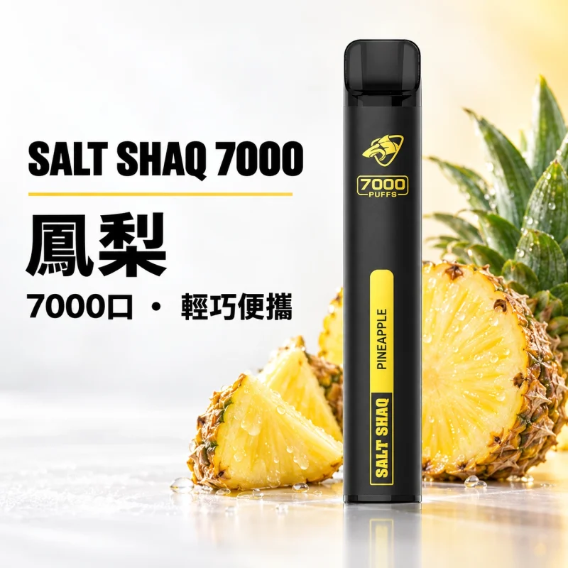 鯊克 SALT SHAQ 小黑條 拋棄式電子煙｜7000口 500mAh 1.0Ω霧化芯｜19種口味
