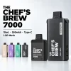 CHEF' BREW 廚師佳釀 7000口 拋棄式電子煙｜3ml防漏磁吸 Type-C快充【7種口味】
